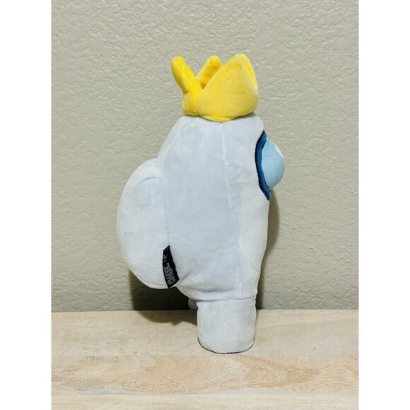 Brand New Official 10” Among Us King Crown Plush Blue Aquamarine Toy - Picture 4 of 4